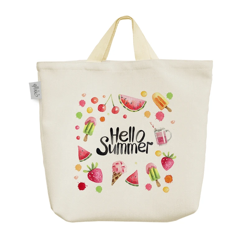 ساک دستی خندالو مدل تابستان Hello Summer کد 3331