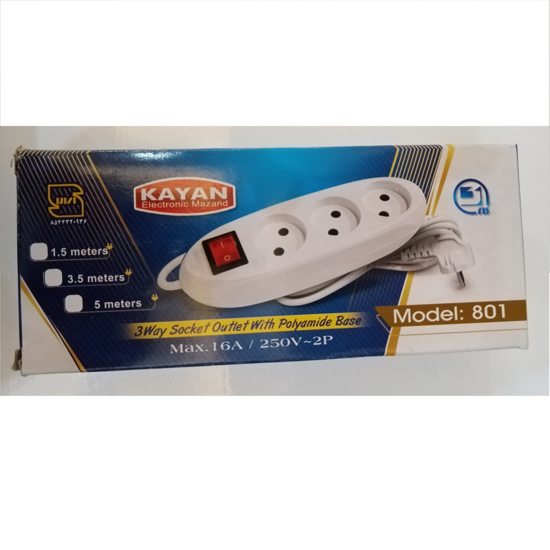 چندراهی برق کیان مدل KM - 801 چندراهی برق کیان مدل KM - 801