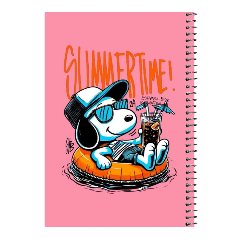 دفتر مشق 80 برگ اس جی طرح اسنوپی تابستان    