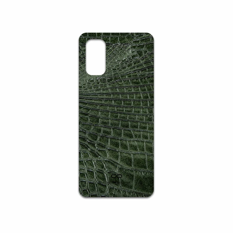 برچسب پوششی ماهوت مدل Green-Crocodile-Leather مناسب برای گوشی موبایل ریلمی 7 Pro