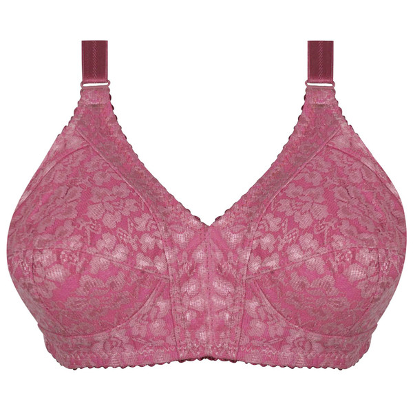 سوتین زنانه پرجامدا مدل 125013304 دانتل رنگ صورتی