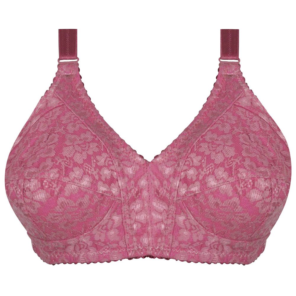 سوتین زنانه پرجامدا مدل 125013304 دانتل رنگ صورتی -  - 1