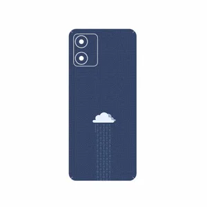 MAHOOT Minimal Data Cloud Cover Sticker for Motorola Moto E13