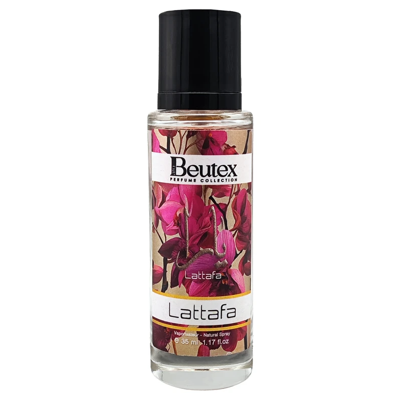 عطر جیبی زنانه بیوتکس مدل Lattafa با رایحه شیرین حجم 35 میلی‌لیتر