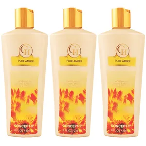 لوسیون بدن کاسپت تو مدل PURE AMBER حجم 236 میلی لیتر مجموعه 3 عددی