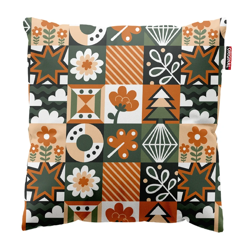 کوسن پاد آفرین مدل بوهو کد PK402264 سایز 40*40 سانتی متر