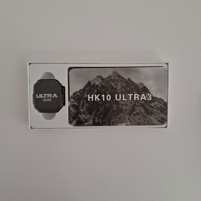 ساعت هوشمند ویرفیت مدل HK10 ultra3، سایز۴۹، دارای قابلیت های کنترل موسیقی، شمارنده ضربان قلب، گام شمار، قابلیت مکالمه مستقیم، پشتیبانی از زبان فارسی، بند سیلیکون