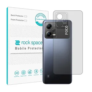Transparent Rockspace HyGEL phone back protector suitable for Xiaomi Poco X5 mobile phone