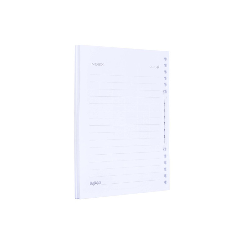 کاغذ کلاسور پاپکو مدل A5-636-SH کد HT01 بسته 100 عددی