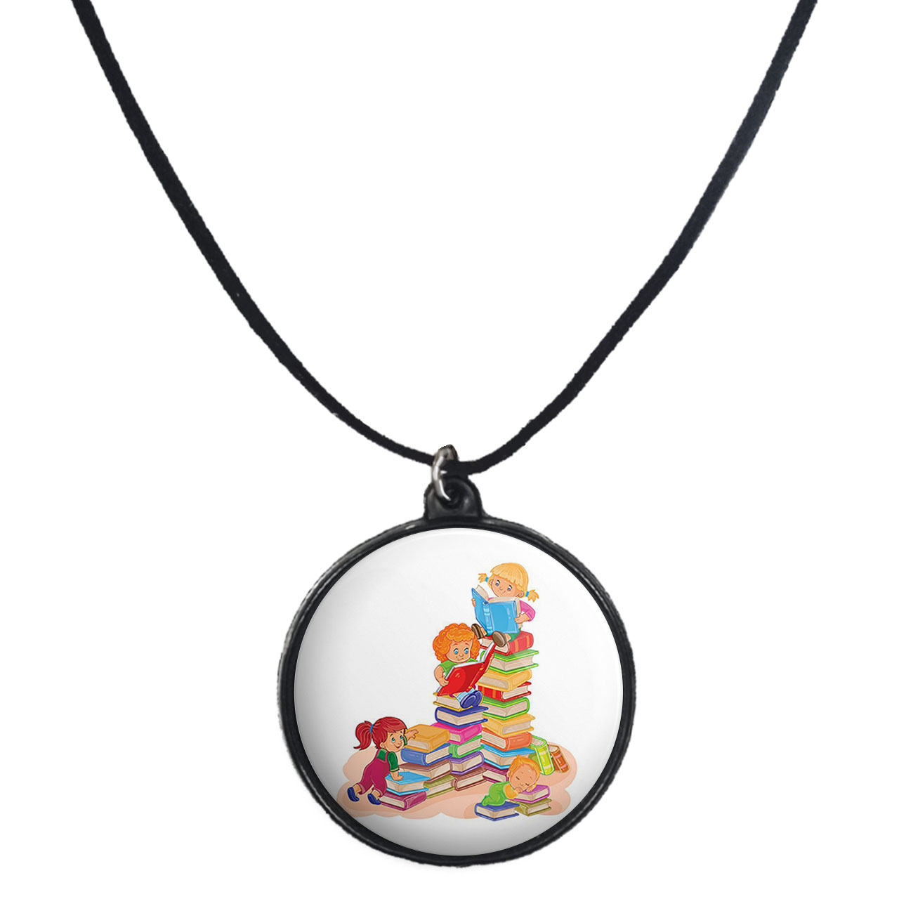 گردنبند پرمانه طرح جشن الفبا کد pmb.22636 مدل دو طرفه