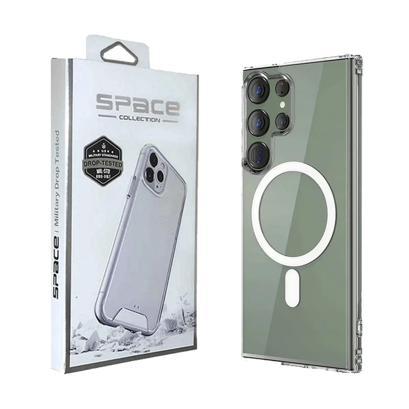 کاور اسپیس مدل مگ سیف طرح Magsafe مناسب برای گوشی موبایل سامسونگ Galaxy S23 Ultra