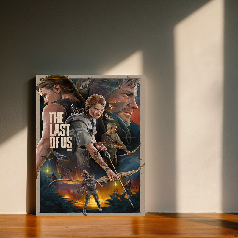 تابلو شاسی مدل گیمینگ لست اف اس last of us 2 کد 1269 تابلو شاسی مدل گیمینگ لست اف اس last of us 2 کد 1269