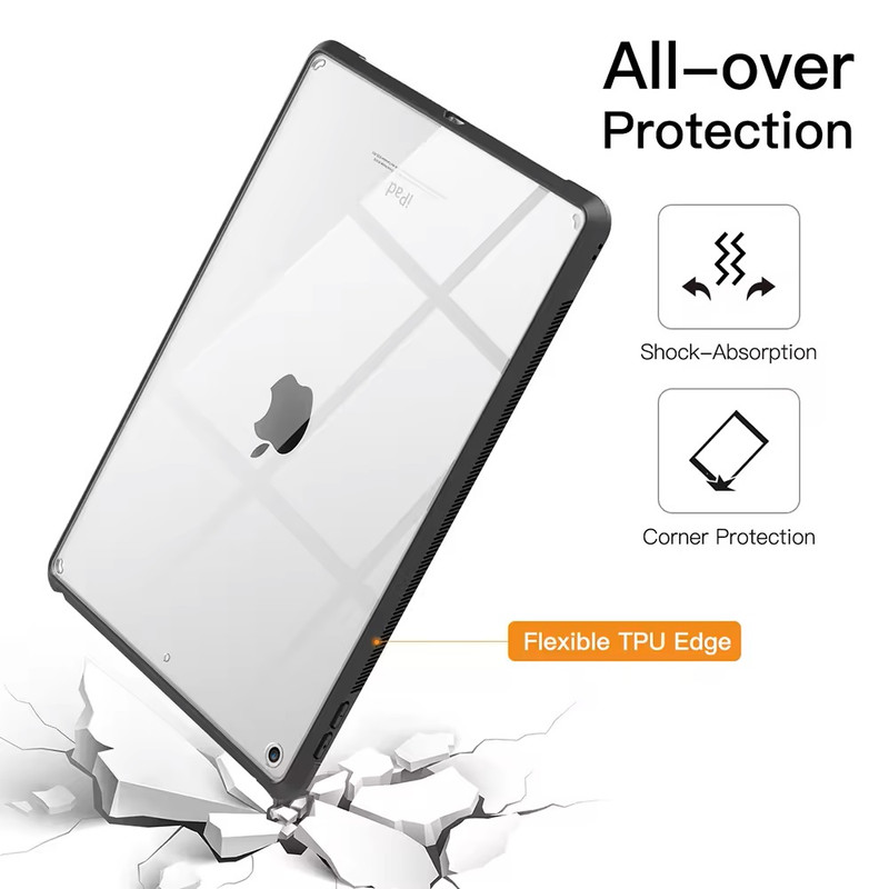 کاور مدل Transparent مناسب برای تبلت اپل iPad Air 5