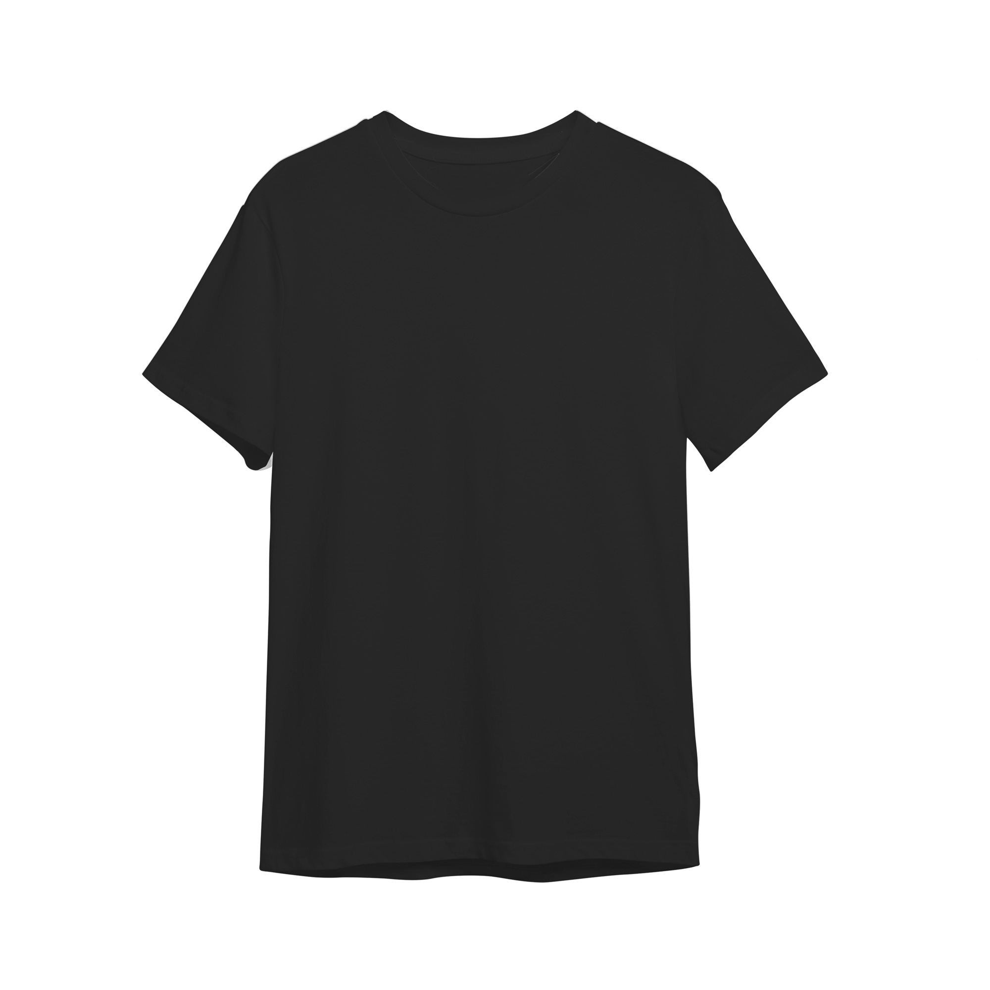 تی شرت آستین کوتاه بچگانه مدل ساده سوپر پنبه ای رنگ مشکی