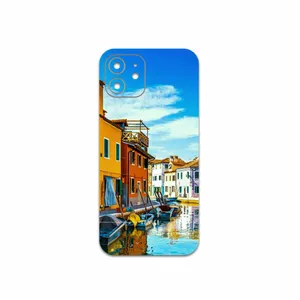 MAHOOT Venice City Cover Sticker for Apple iPhone 12