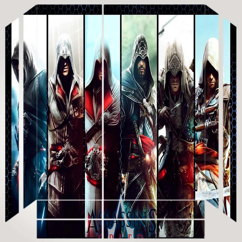 برچسب پلی استیشن ۴ طرح assassins creed مدل ps4 fat کد PS-1003