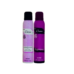 اسپری خوشبو کننده بدن زنانه دریکس مدل لاویه بل و ایفوریا حجم 200 میلی لیتر مجموعه 2 عددی