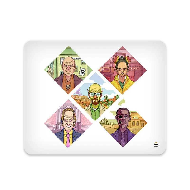 ماوس پد شادیت مدل برکینگ بد کد1055 سایز 24*19 سانتی متر