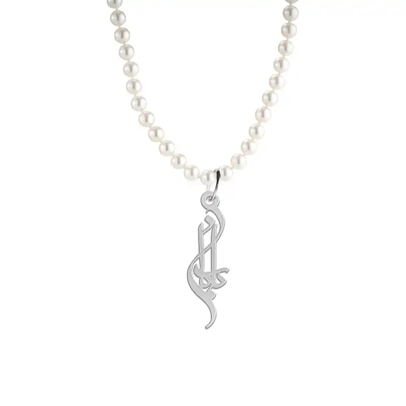 گردنبند نقره زنانه لیردا مدل بارانا کد morv sss 46