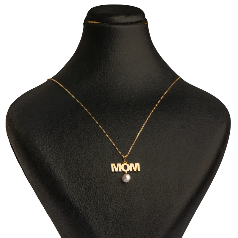 گردنبند طلا 18 عیار زنانه فرشته مدل مامان کد WNLZ-000692