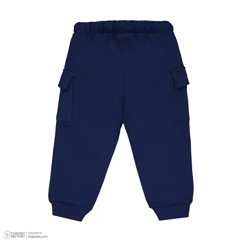 ست سویشرت و شلوار نوزادی پسرانه ایندیگو مدل 23232