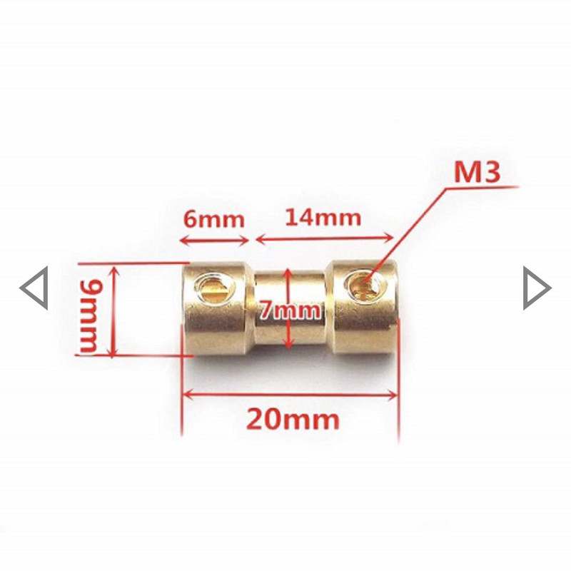 کوپلینگ مدل برنجی کد 5mmx2mm کوپلینگ مدل برنجی کد 5mmx2mm