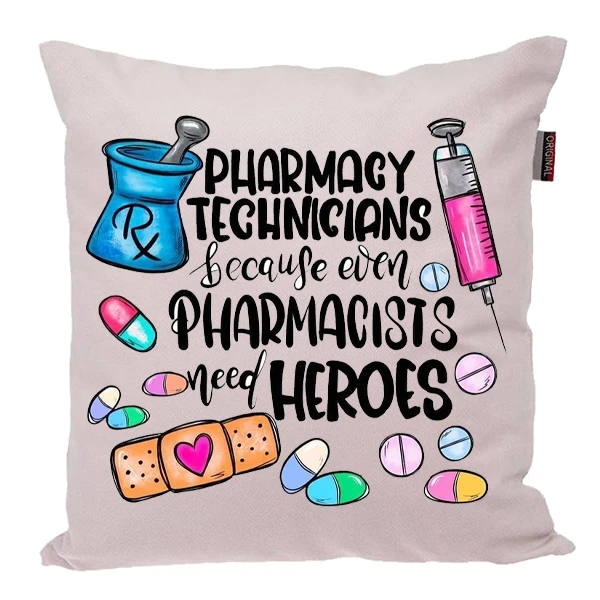 کوسن پاد آفرین مدل پزشک دکتر داروساز کد PK301626 سایز 30*30 سانتی متر