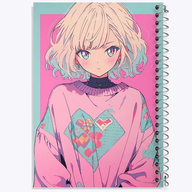 دفتر مشق 100 برگ خندالو طرح دخترانه کد F613