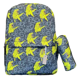 کوله پشتی ساراسا طرح دانیاسور مدل Dinosaur02 به همراه جامدادی