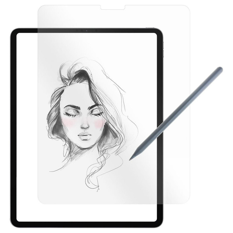 محافظ صفحه نمایش شفاف سامورایی مدل GlastR مناسب برای تبلت اپل iPad Pro 12.9 2022