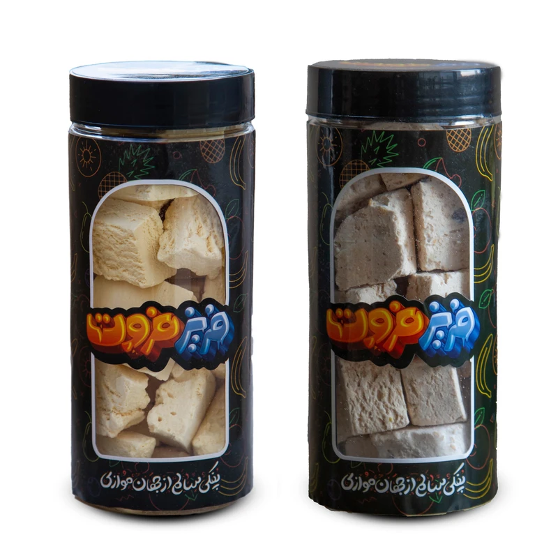   بستنی خشک موز و معجون پفکی فریزفروت - 320 گرم بسته 2 عددی