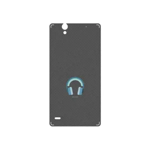 MAHOOT Minimal Headphone Icon Cover Sticker for Sony Xperia C4