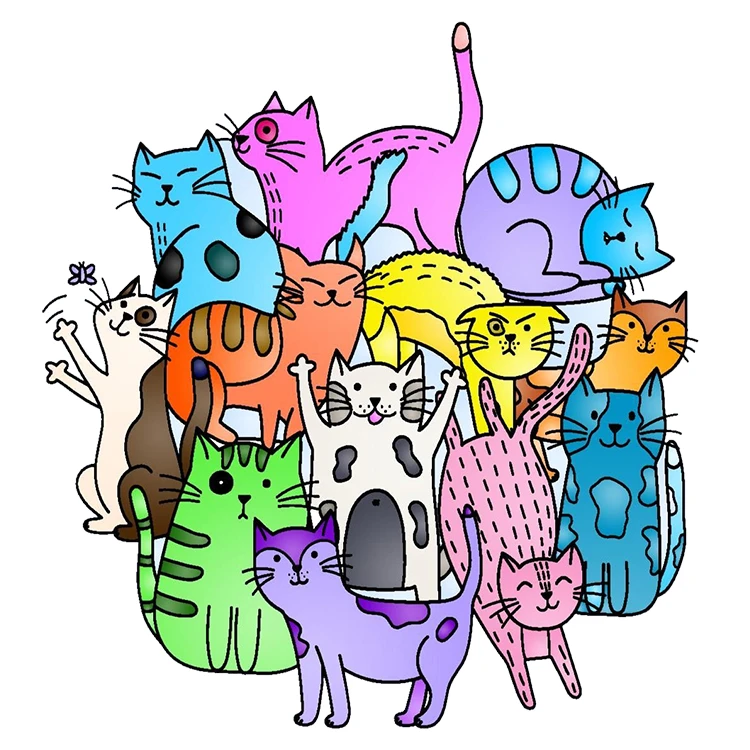 استیکر پارچه و لباس پاد آفرین مدل کارتونی کد S805