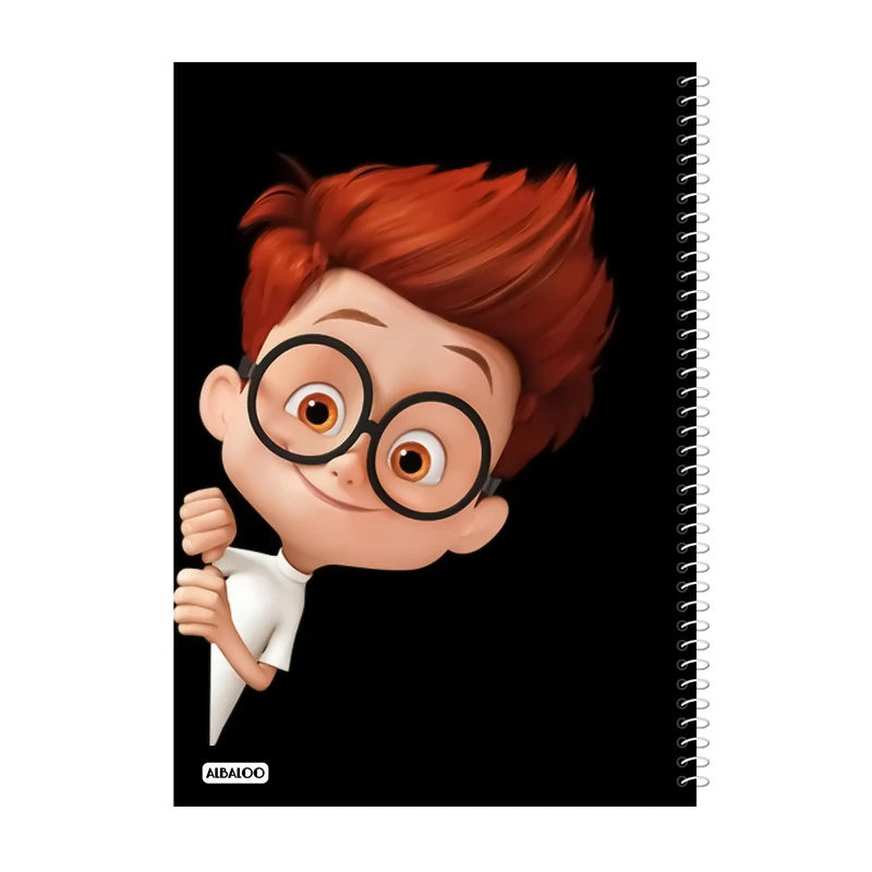 دفتر مشق 50 برگ آلبالو طرح فانتزی پسرانه کد 2291