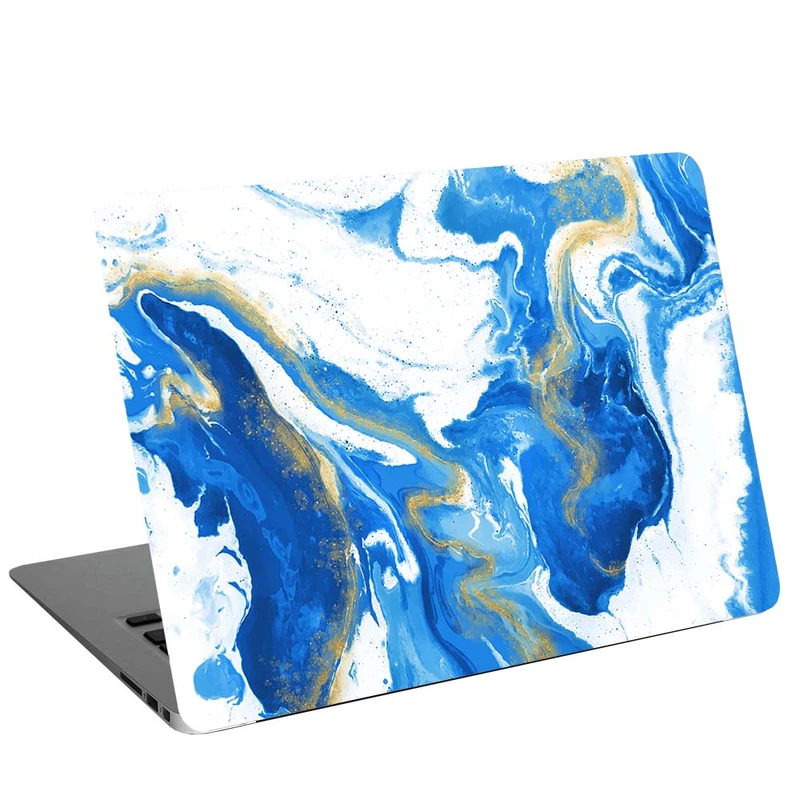 استیکر لپ تاپ طرح Blue and With Watercolor کد G-252 مناسب برای لپ تاپ 15.6 اینچ