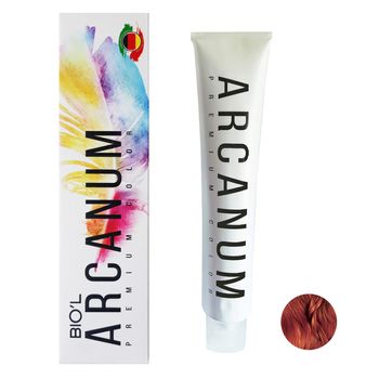  رنگ مو بیول مدل Arcanum شماره 7.65 حجم 120 میلی لیتر رنگ شرابی قرمز ماهگونی روشن ویژه