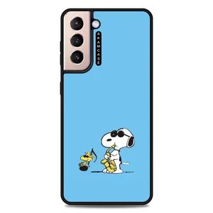 AKAM AMCWSGS21P-SNOOPY14 Cover For Samsung Galaxy S21 Plus