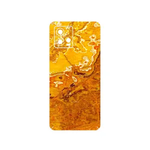 MAHOOT Gold Marble Cover Sticker for Motorola Moto G72