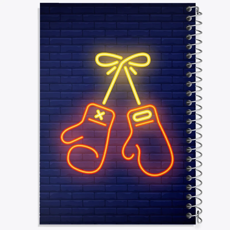 دفتر مشق 50 برگ خندالو طرح بوکس (Boxing) کد F1464