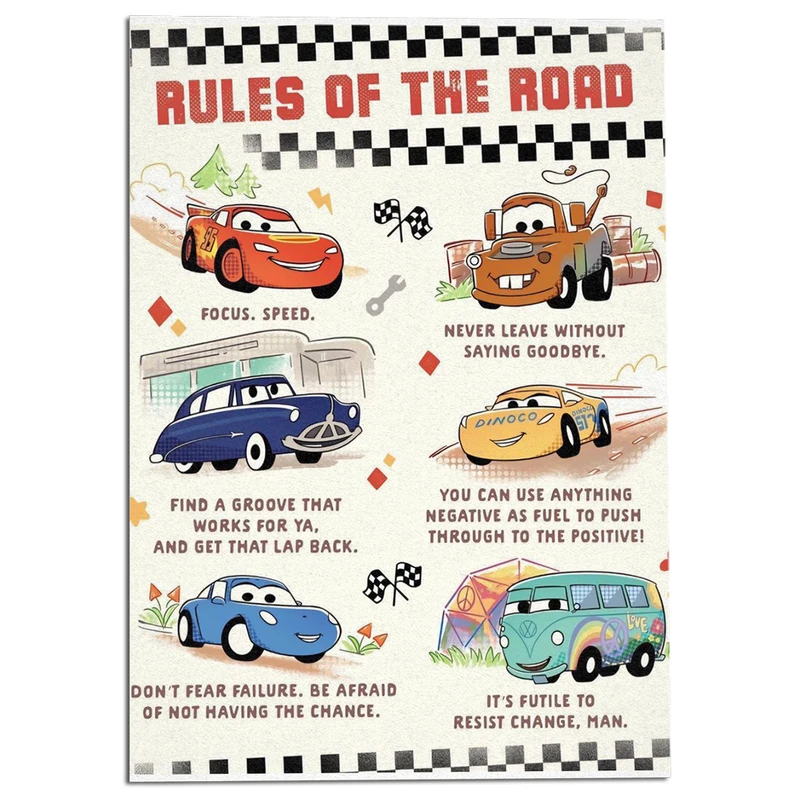 پوستر مدل انیمیشن ماشین‌ها کد 0021