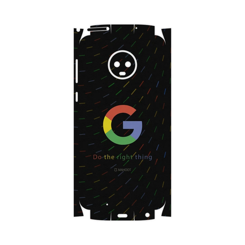 برچسب پوششی ماهوت مدل Ggl-FullSkin مناسب برای گوشی موبایل موتورولا Moto G6