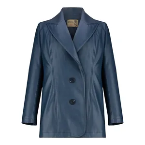 کت چرم زنانه السانا مدل وصال کد 235405