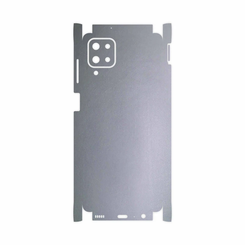 برچسب پوششی ماهوت مدل Matte-Silver-FullSkin مناسب برای گوشی موبایل سامسونگ Galaxy A12 Nacho