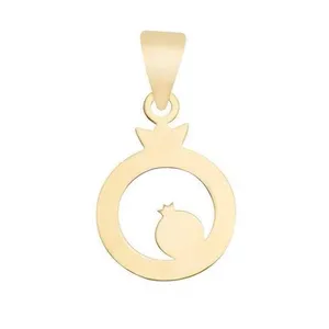 آویز گردنبند طلا 18 عیار زنانه قیراط طرح انار کد GH3869