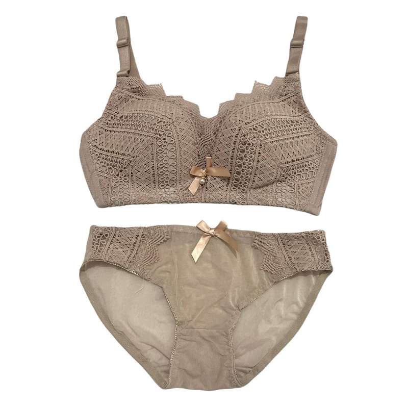 ست شورت و سوتین زنانه مدل گیپور