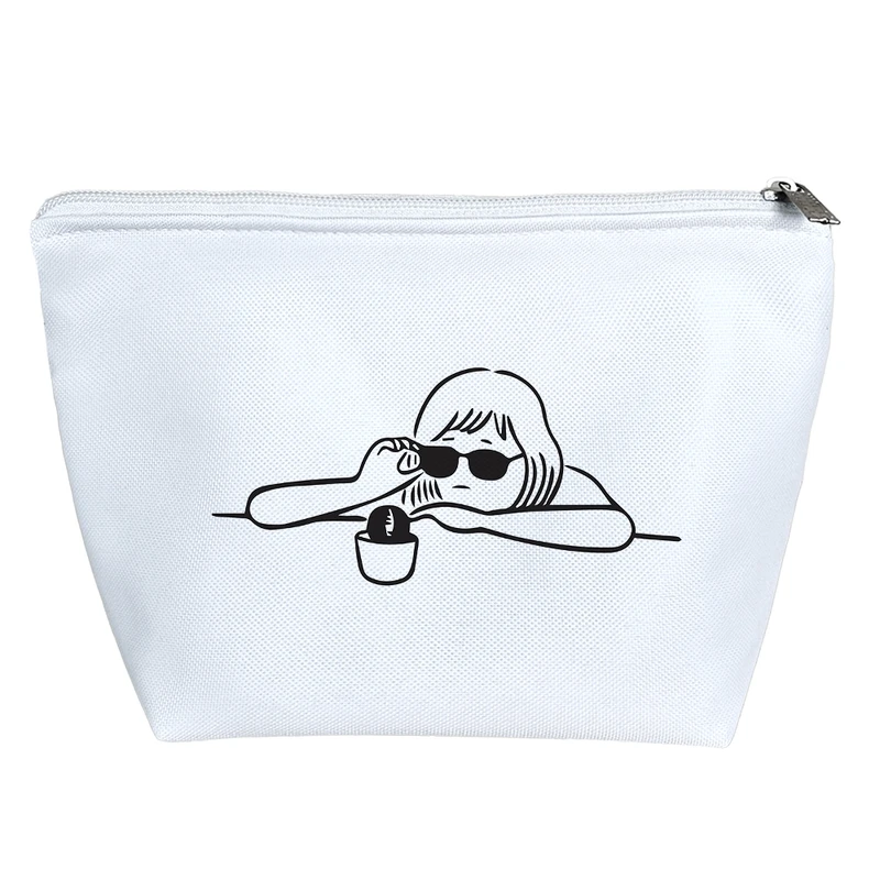 کیف لوازم آرایش دخترانه خندالو مدل دختر خسته کد 6445