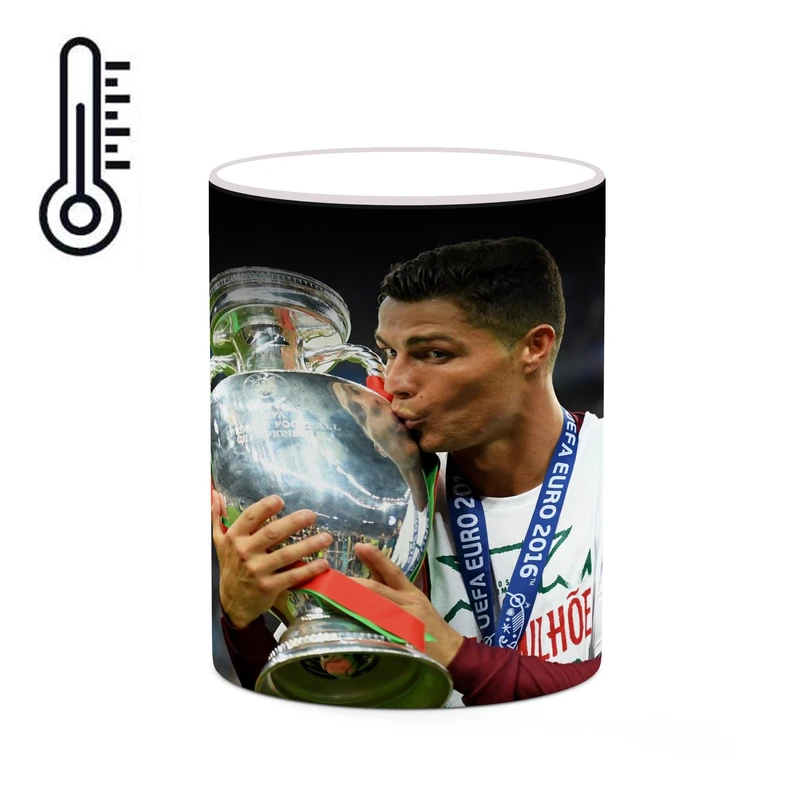 ماگ حرارتی کاکتی طرح Ronaldo رونالدو مدل mgh43054