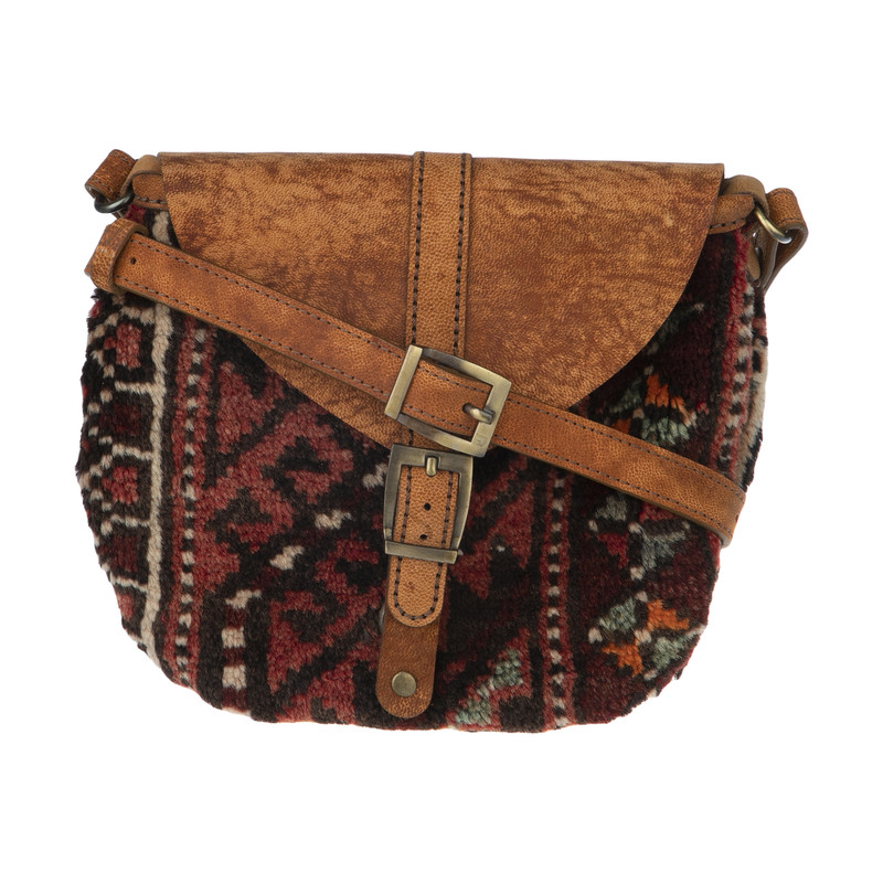 کیف رودوشی زنانه چرم لانکا مدل M-6