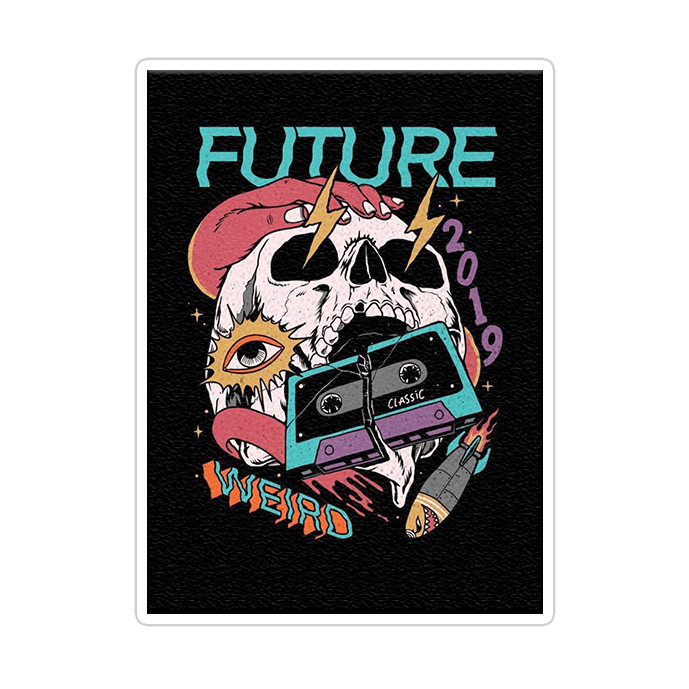 استیکر تزئینی موبایل و تبلت ماسا دیزاین مدل AS129 SKULL