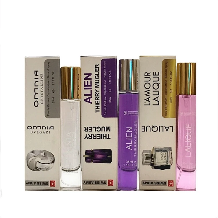عطر جیبی زنانه سوئیس آرمی مدل اس 400 حجم 35 میلی لیتر مجموعه 3 عددی